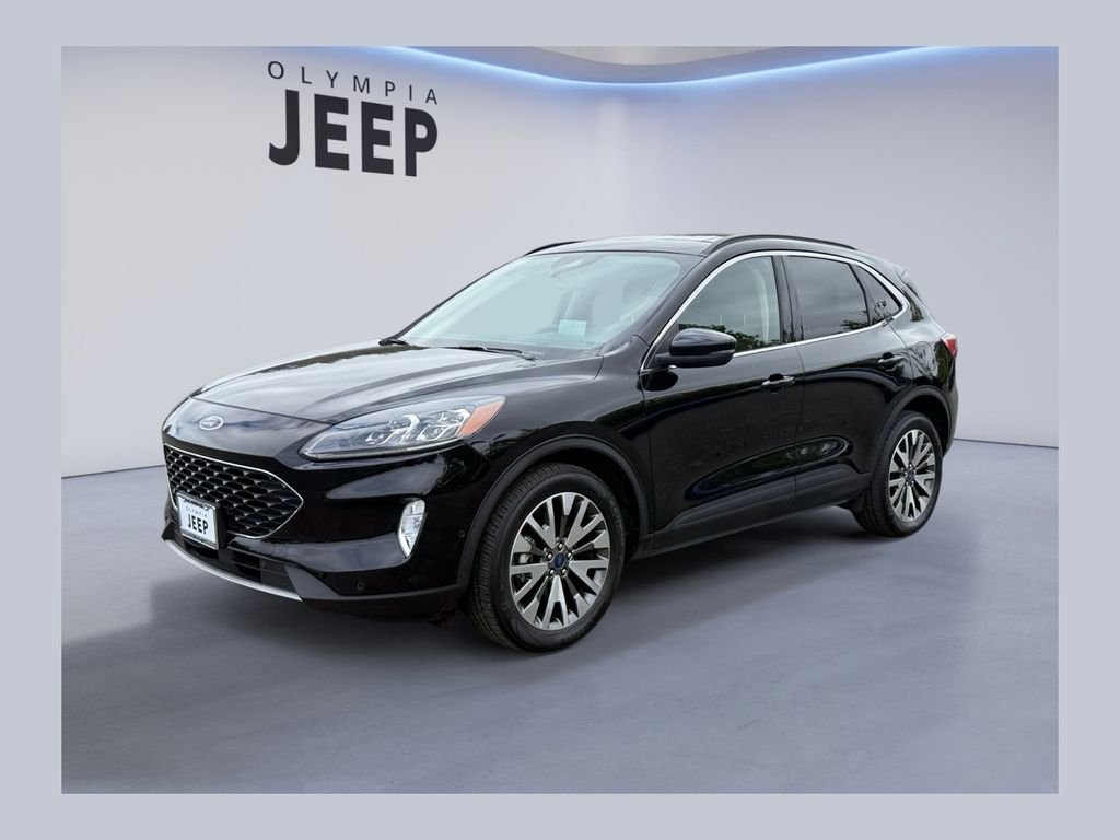 Used 2020 Black Ford Titanium image 1
