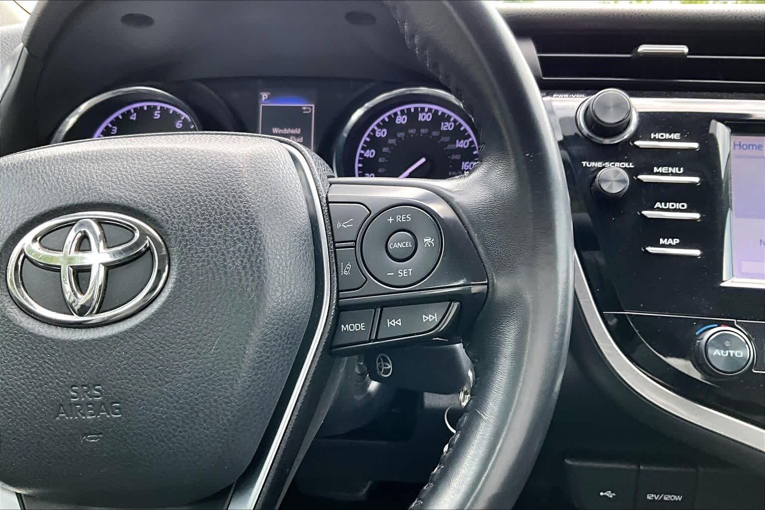 Used 2020 Midnight Black Metallic Toyota SE Nightshade image 24