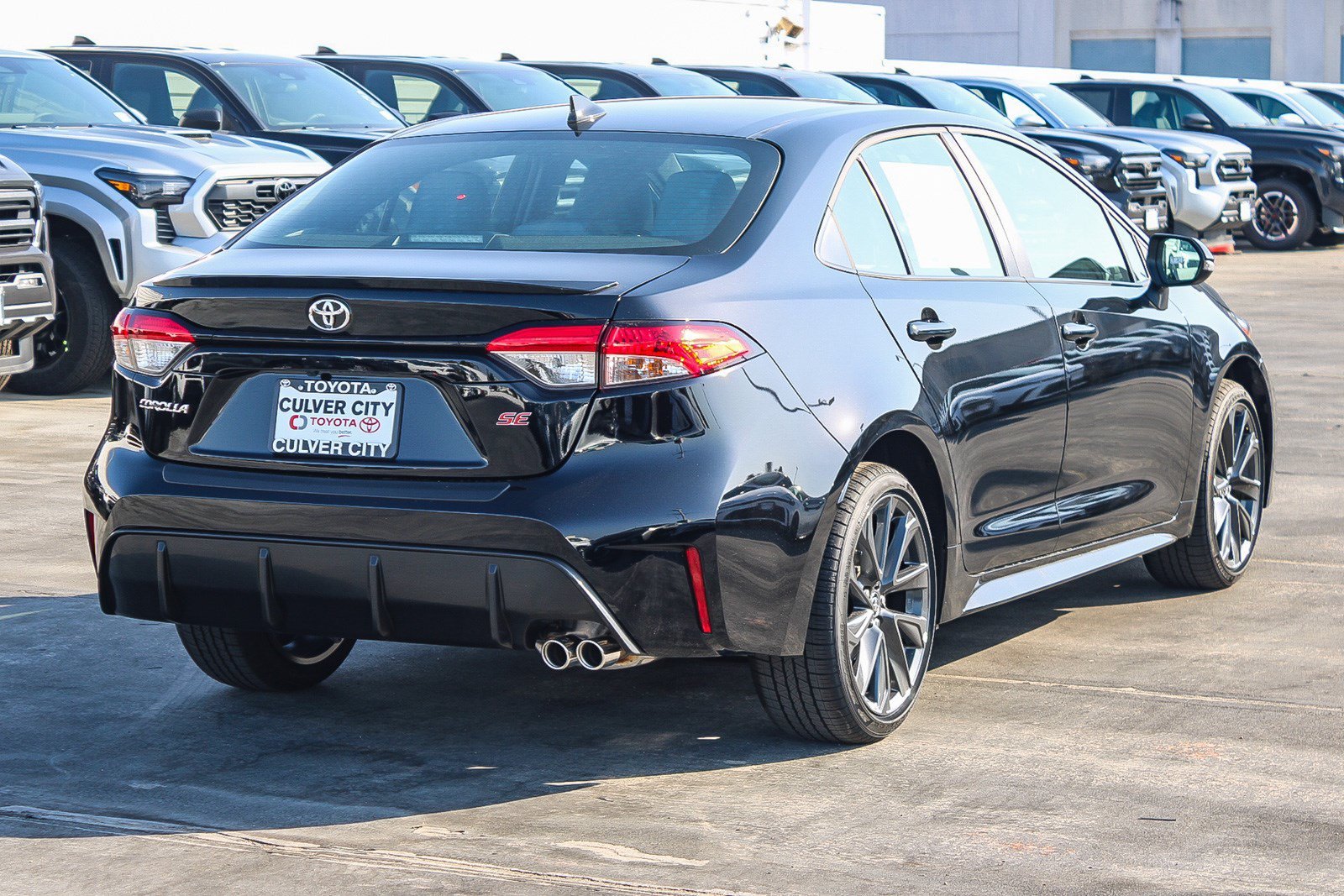 New 2026 Midnight Black Metallic Toyota  SE image 8