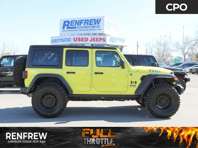 2024 Jeep Wrangler 4xe Willys * No Accidents | Hybrid | Heated Seats | Trailer Tow Group | Fuel Rims | Apple CarPlay