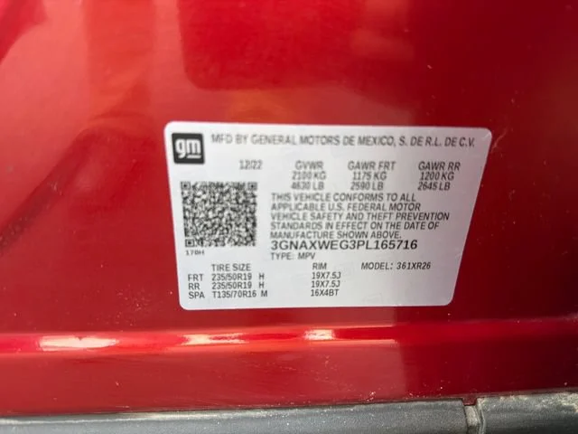 Used 2023 Radiant Red Tintcoat Chevrolet RS image 16