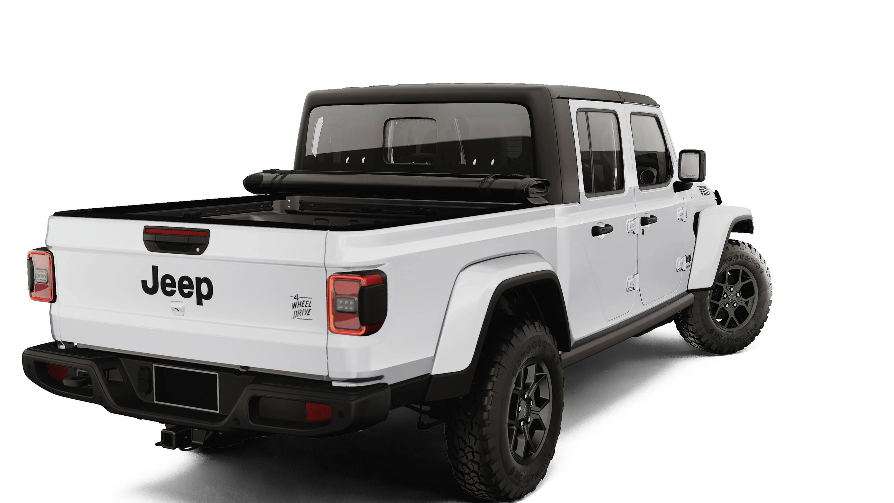 New 2027 Bright White Clear-Coat Paint Jeep Willys image 2