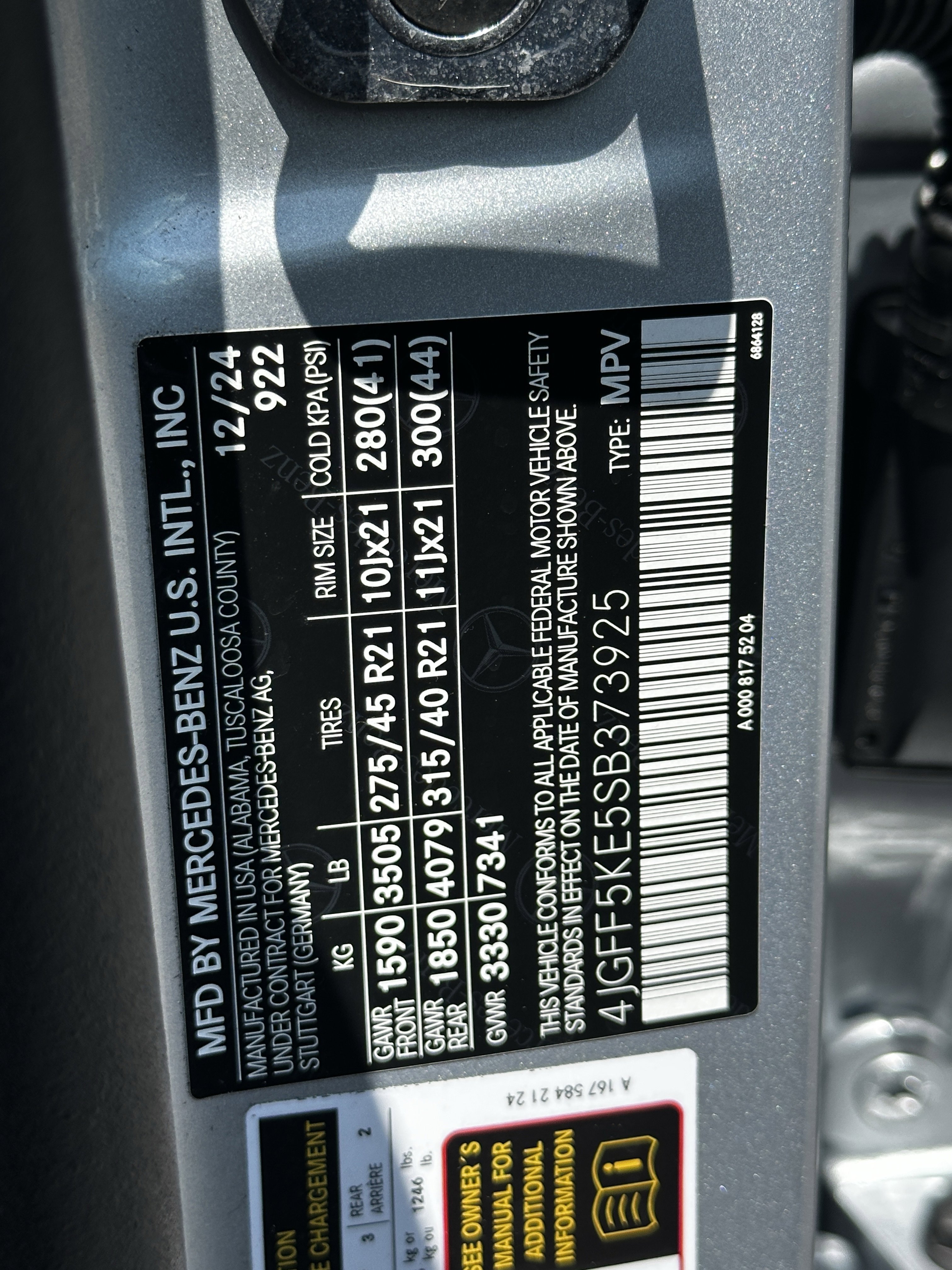 Certified Used 2025 Silver Mercedes-Benz GLS 450 image 37