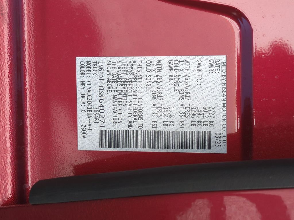 Certified Used 2025 Red Nissan SV image 23