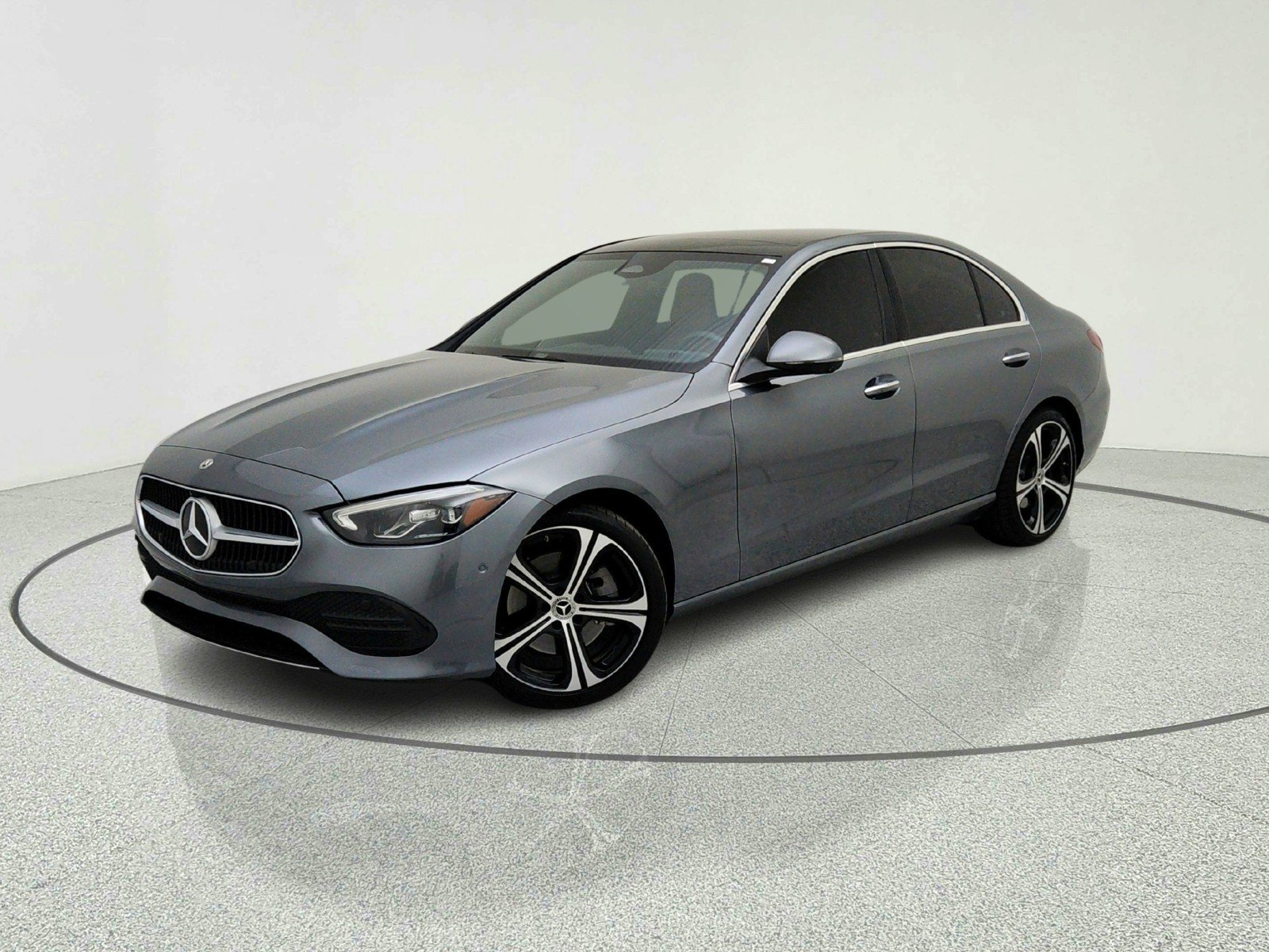 Certified Used 2024 Selenite Grey Metallic Mercedes-Benz C 300 image 1
