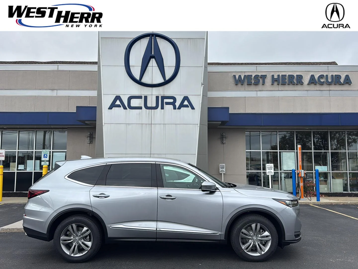 New 2026 Solar Silver Metallic Acura SH-AWD image 1