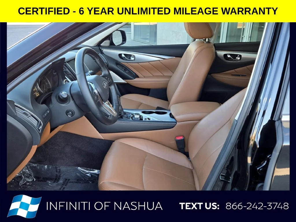 Certified Used 2024 Black INFINITI LUXE image 4