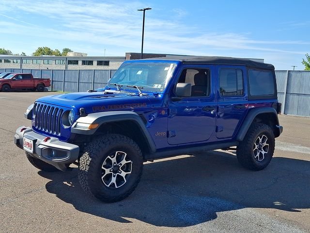 Used 2020 Ocean Blue Metallic Jeep Unlimited Rubicon image 3