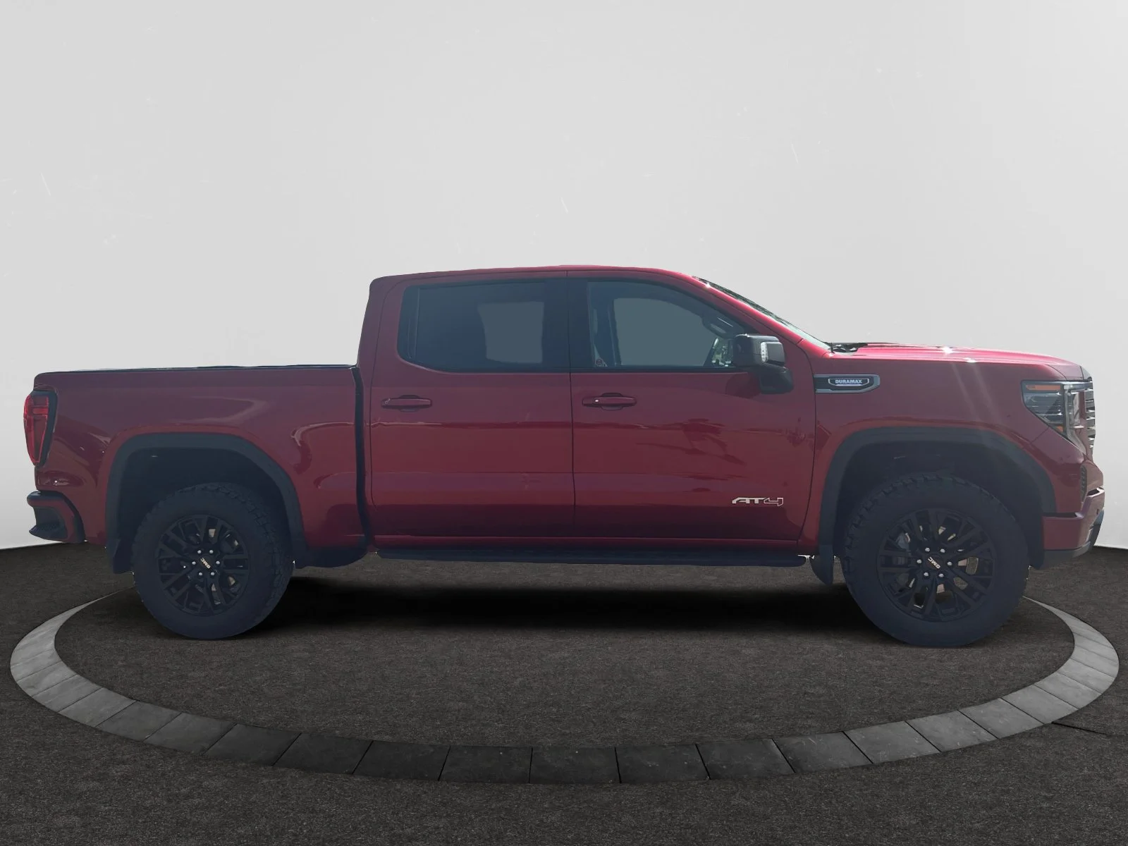 Used 2025 Red GMC AT4 Crew Cab 3.0L Diesel Leather Sunroof Navigation 4x4 image 6