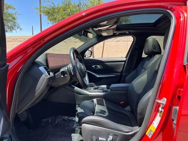 Certified Used 2023 Red BMW 330e iPerformance image 14