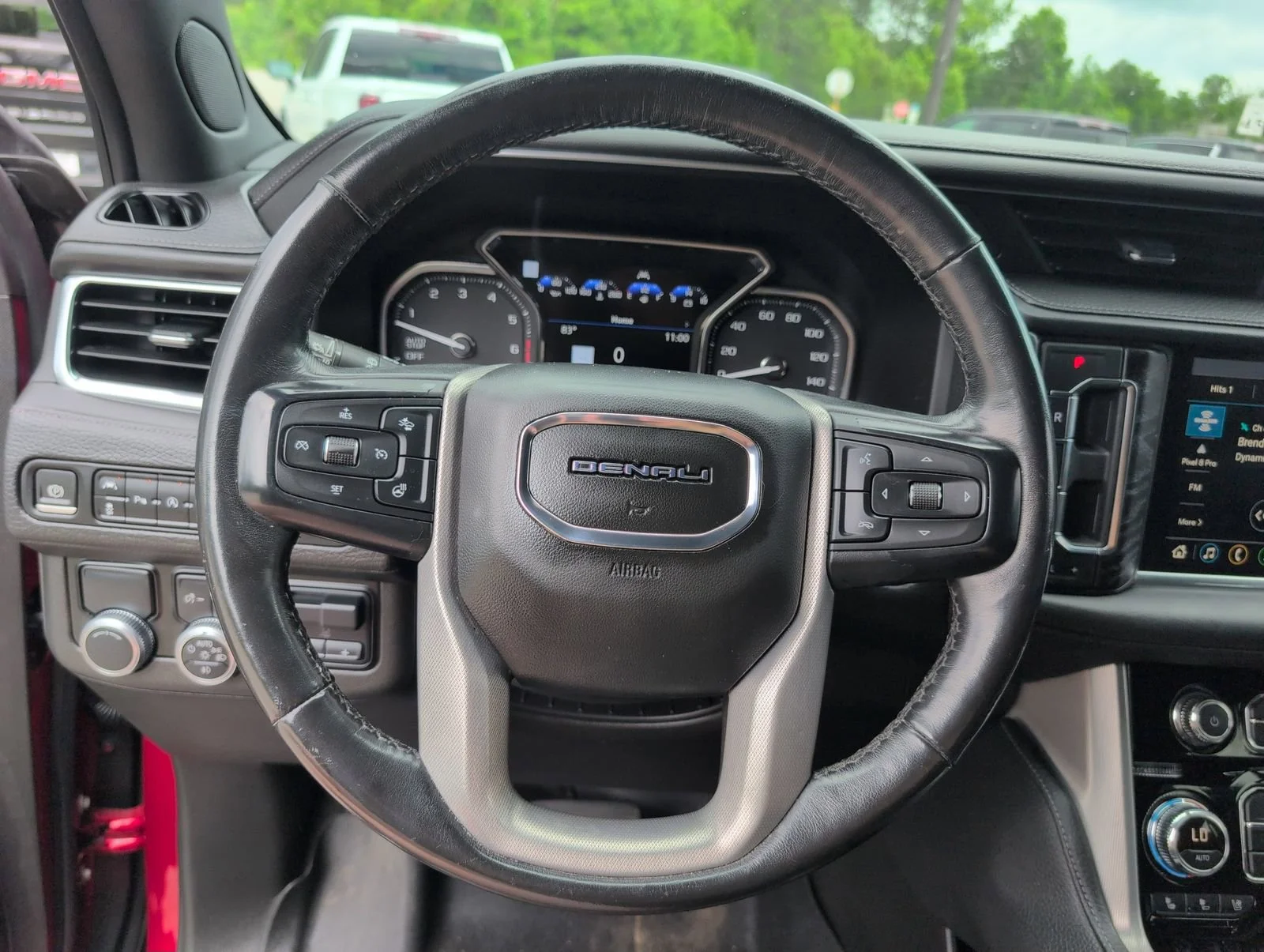 Used 2021 CAYENNE RED TINTCOAT GMC Denali image 24