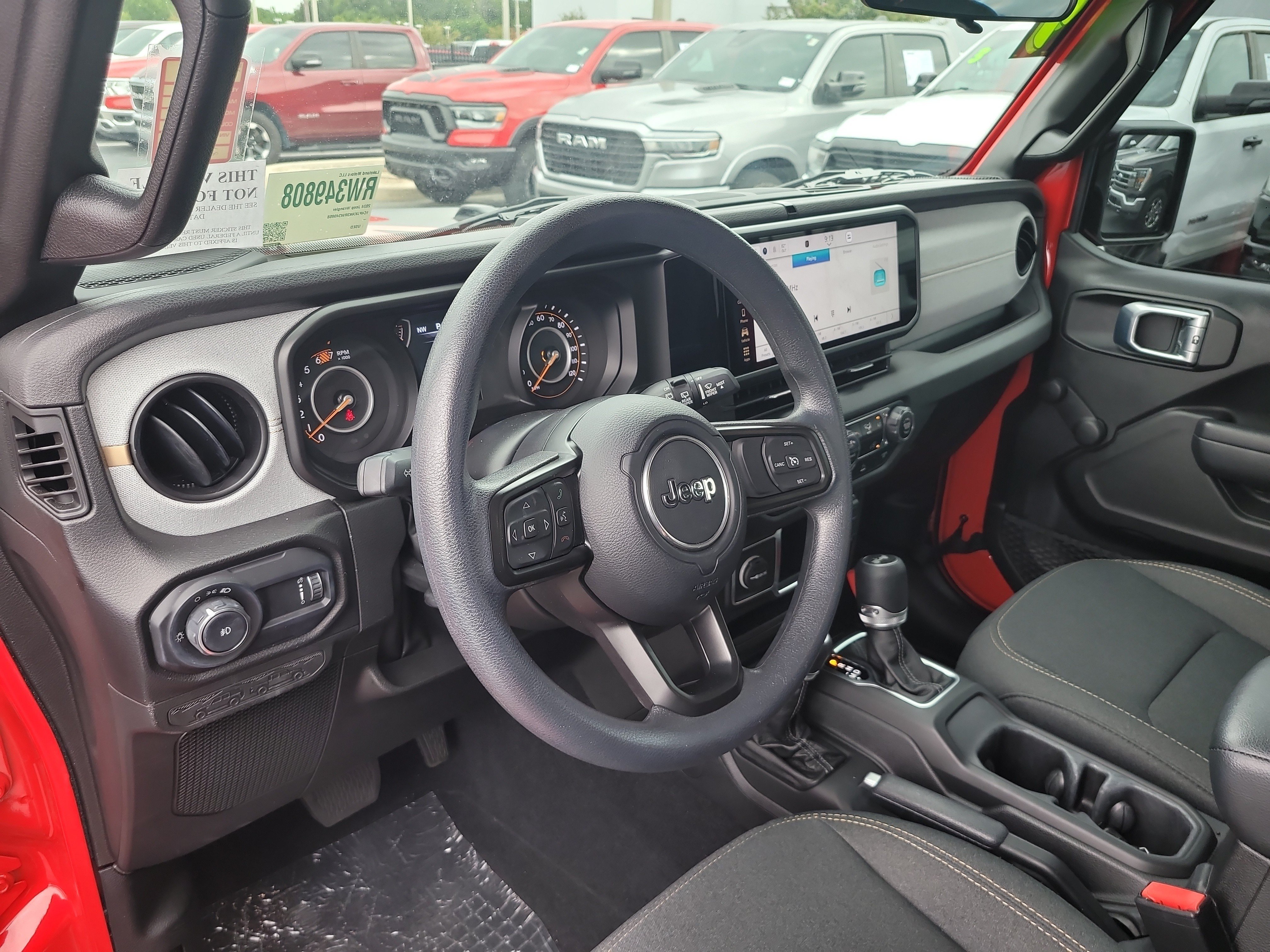 Used 2024 Firecracker Red Clearcoat Jeep Sport image 16