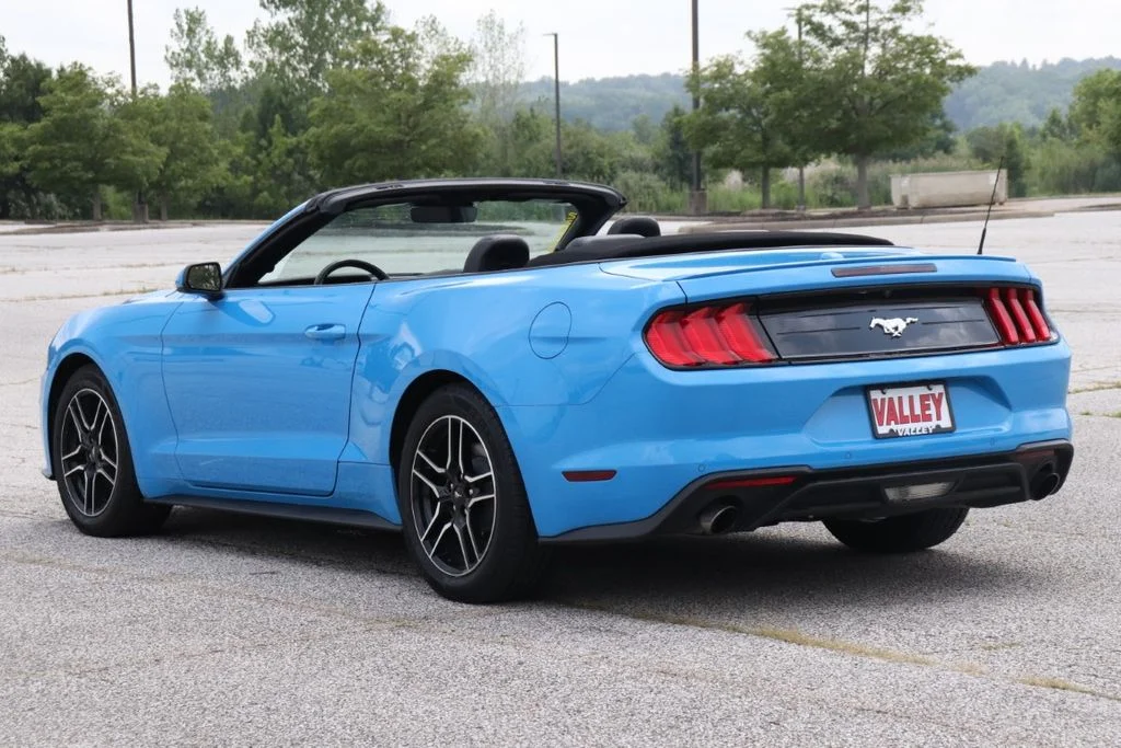 Used 2023 Grabber Blue Ford EcoBoost Premium Convertible image 6