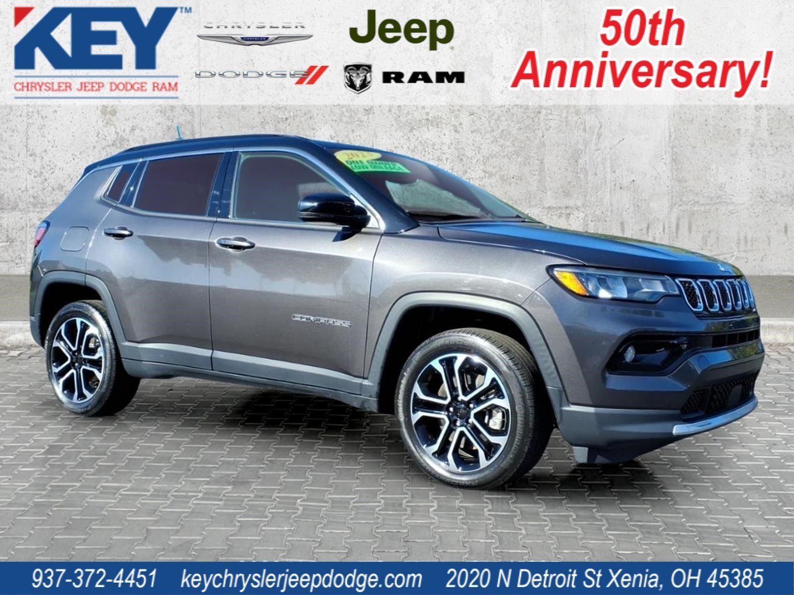 Certified Used 2023 Granite Crystal Metallic Clear Coat Jeep Limited image 1
