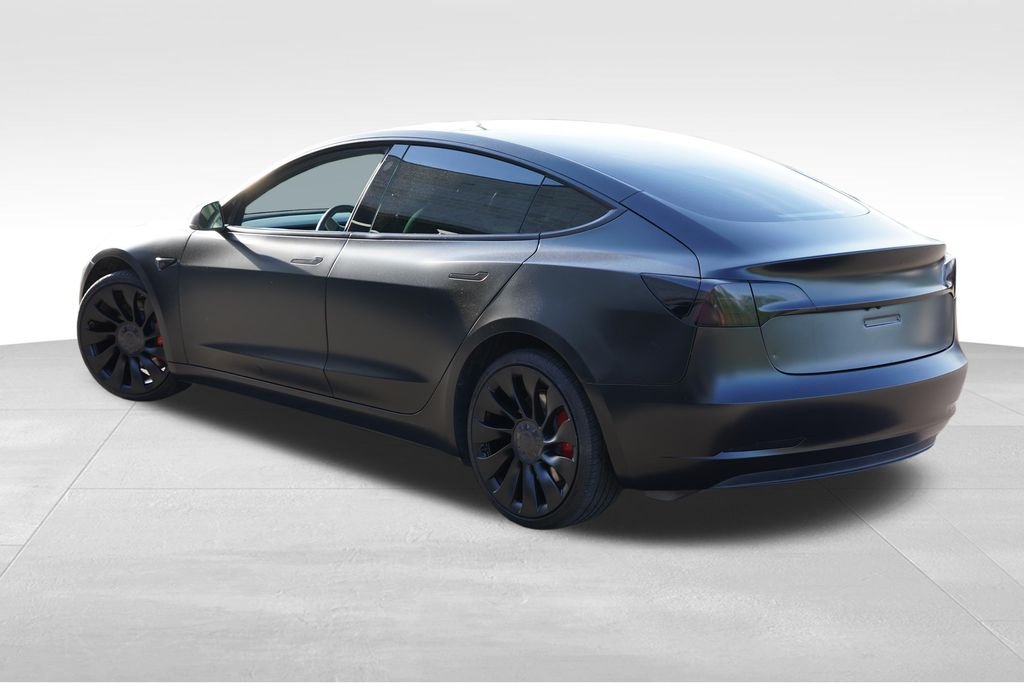 Used 2023 Matte Black Tesla Performance image 7