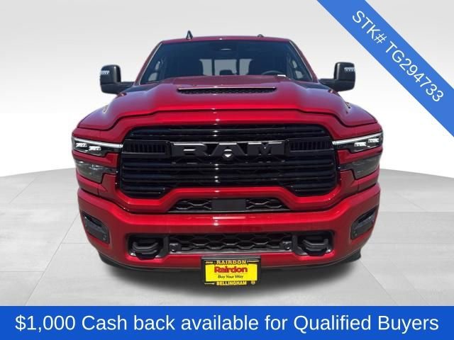 New 2026 Molten Red Pearl-Coat Exterior Paint RAM Laramie image 2