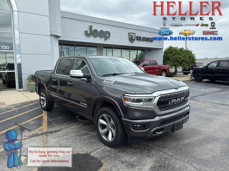 Used 2022 Granite Crystal Metallic Clearcoat Ram Limited image 1