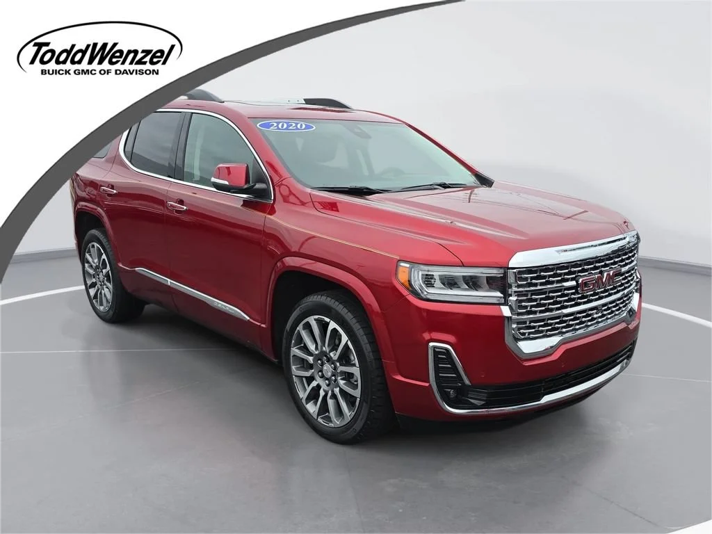 Certified Used 2021 CAYENNE RED TINTCOAT GMC Denali image 1
