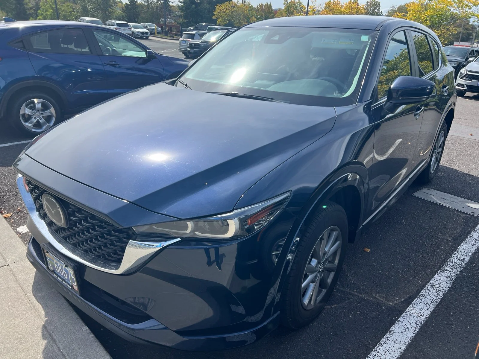 Used 2024 Deep Crystal Blue Mica Mazda 2.5 S Select Package image 1