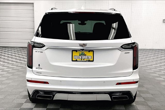Used 2024 Crystal White Tricoat Cadillac Sport image 5