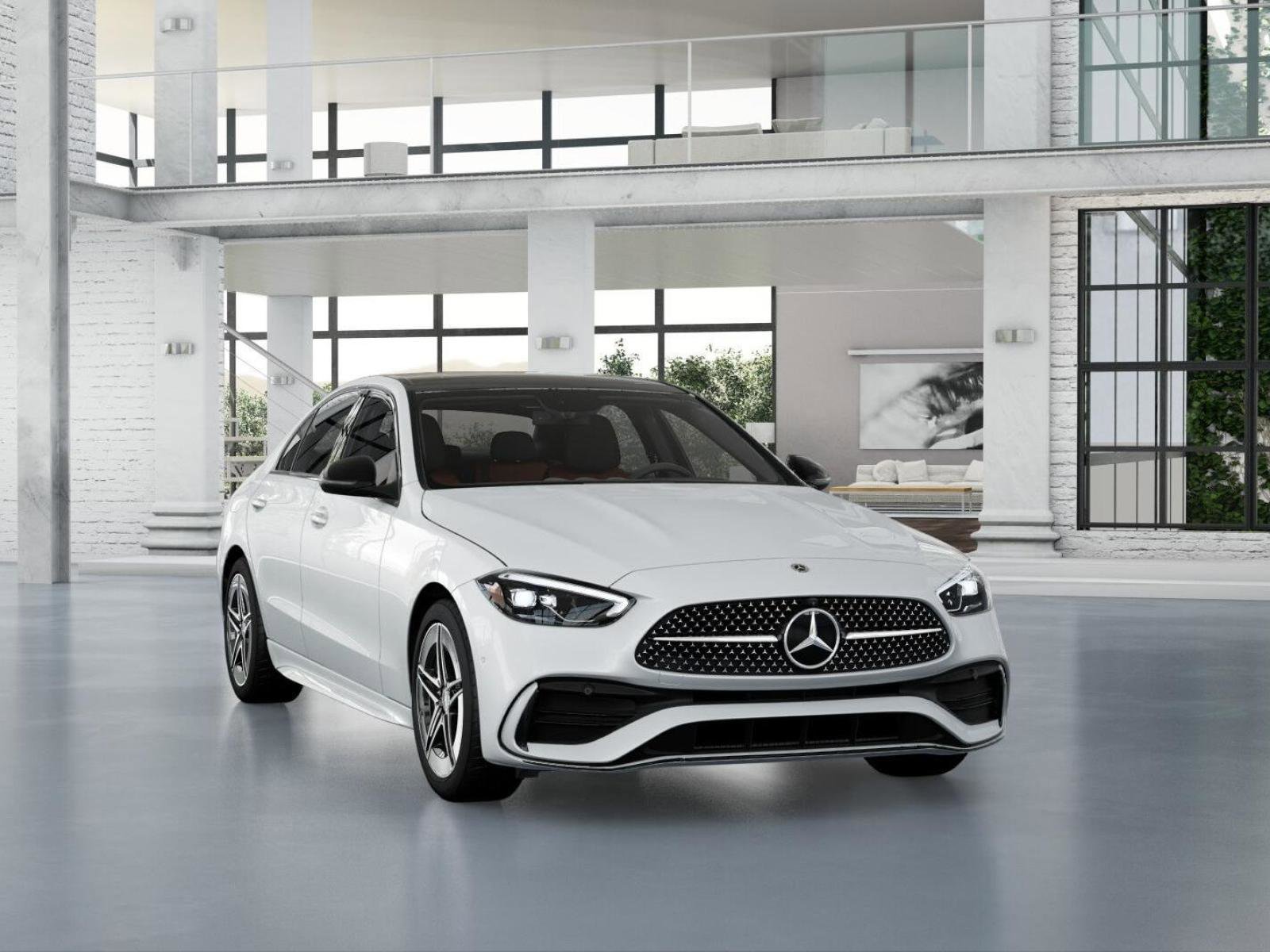 New 2026 MANUFAKTUR Moonlight White Metallic Mercedes-Benz C 300 image 9