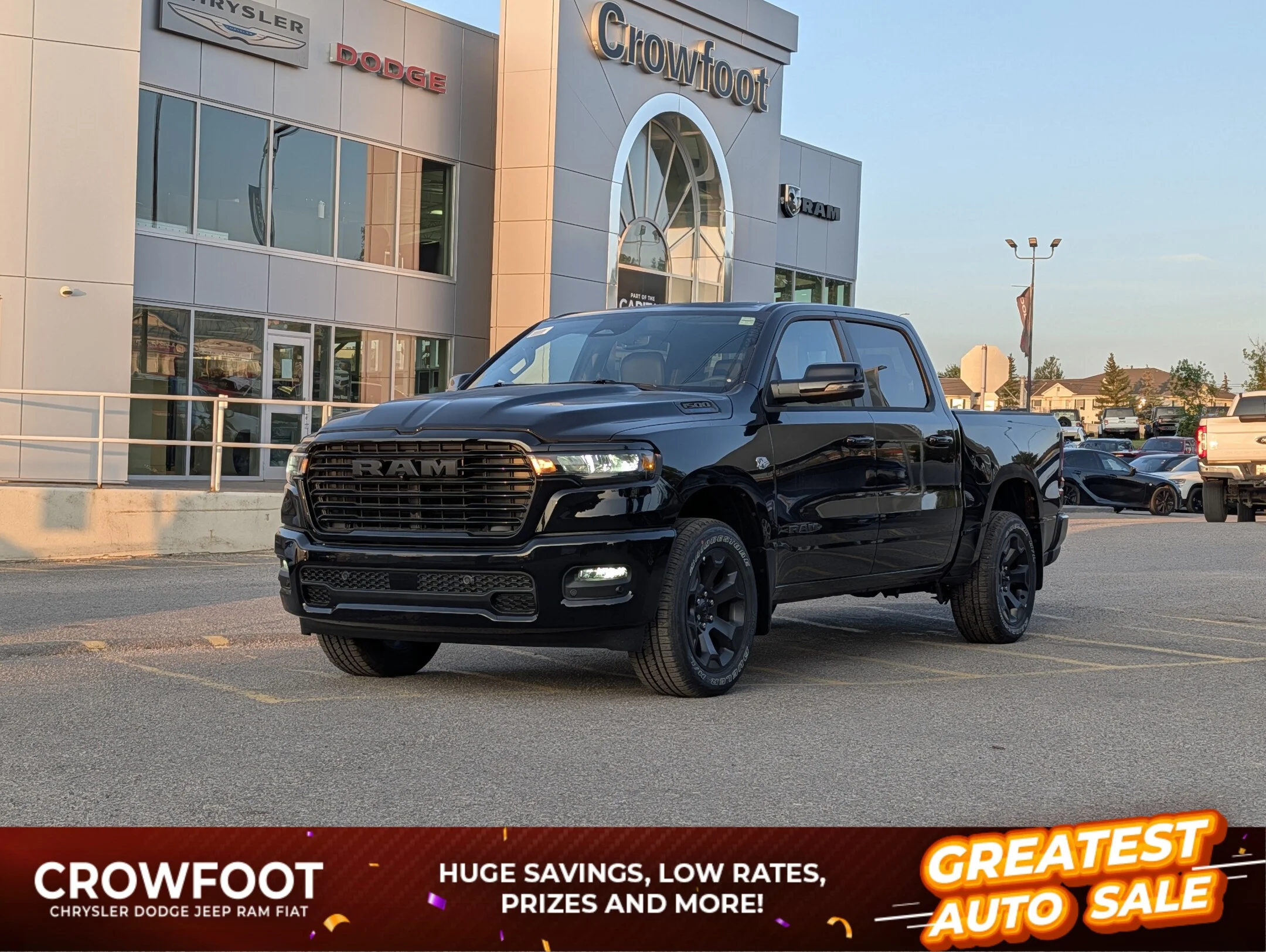 New 2026 Black RAM Sport - - 3.92 Rear Axle - Trailer Brake Control - All-Weather Mats - Trailer Sway Control & More! image 1