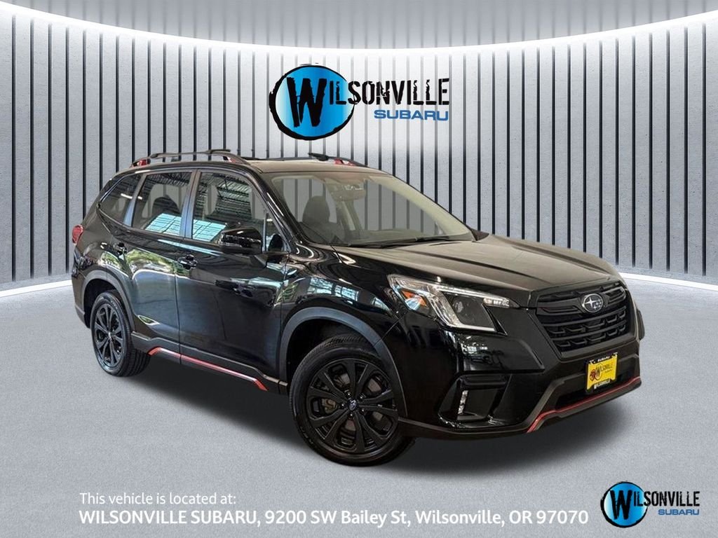 Certified Used 2024 Black Subaru Sport image 1
