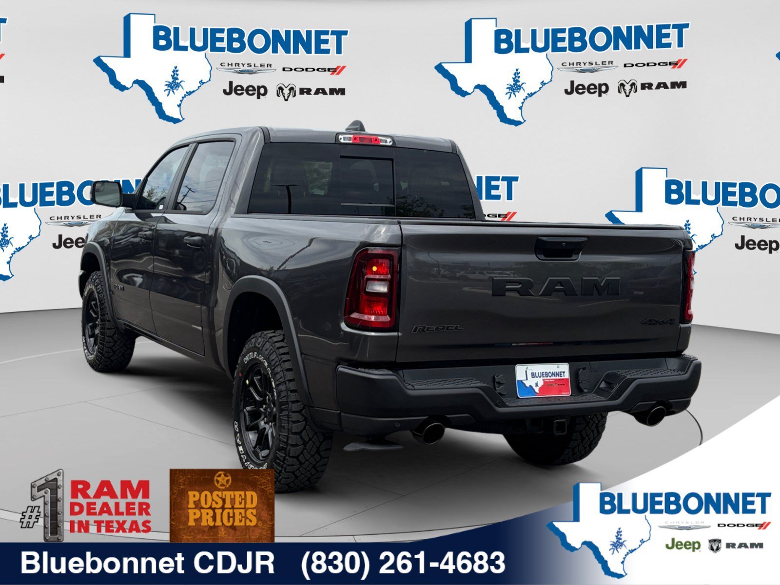 New 2027 Granite Crystal Metallic Clear-Coat Exterior Paint RAM Rebel image 7