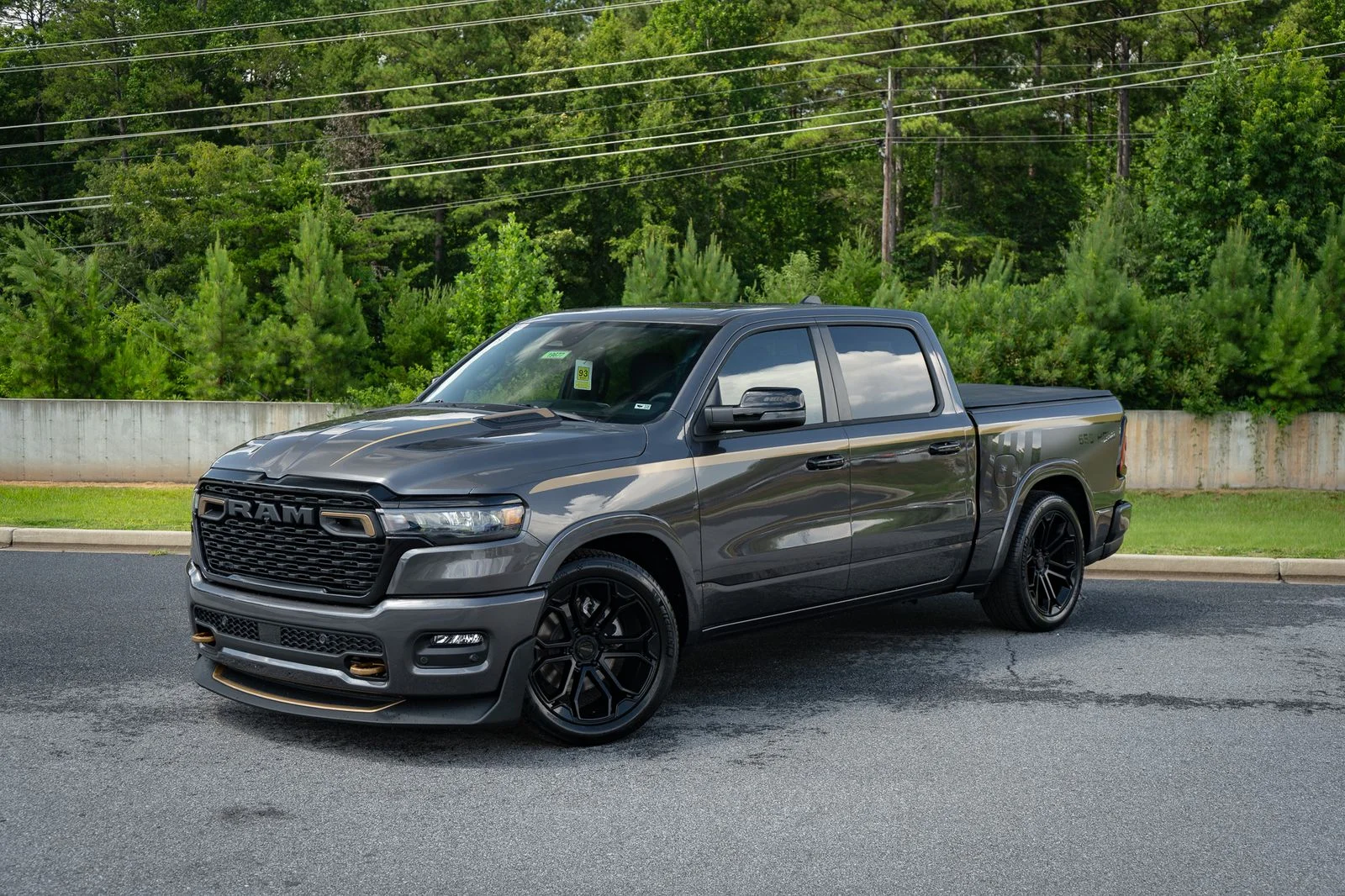 New 2026 Granite Crystal Metallic Clear-Coat Exterior Paint RAM Big Horn with DC 650 Supercharged Package image 4