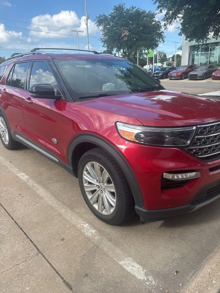 Used 2021 Red Ford King Ranch image 1