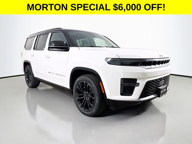 New 2026 Bright White Clear-Coat Exterior Paint Jeep Summit Obsidian image 1