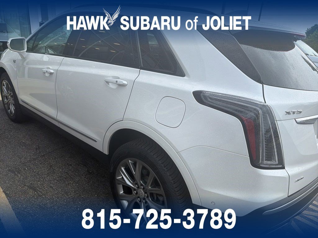 Used 2020 Crystal White Tricoat Cadillac Sport AWD image 3