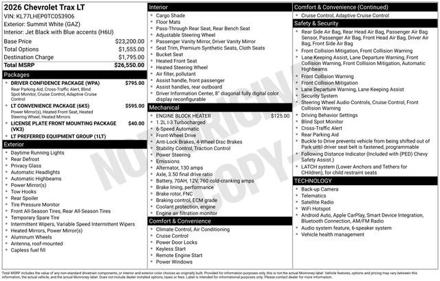 2026 Chevrolet Trax LT - Photo 30