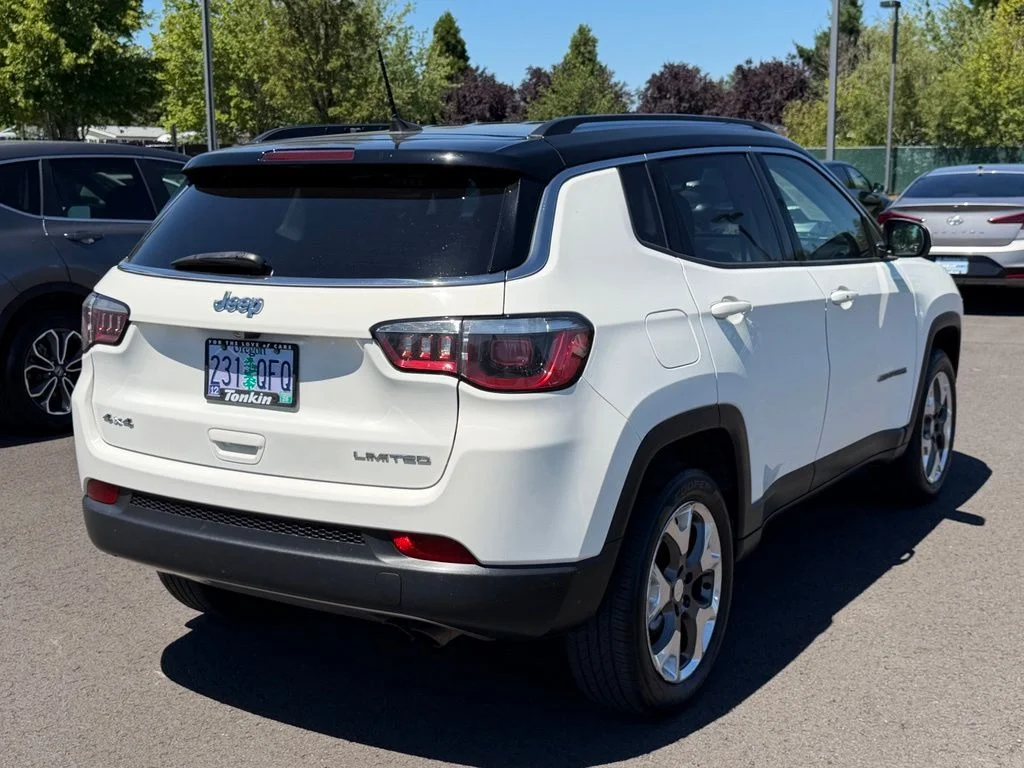 Used 2020 White Clearcoat Jeep Limited image 8
