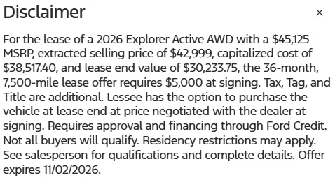 New 2026 White Ford Active image 36