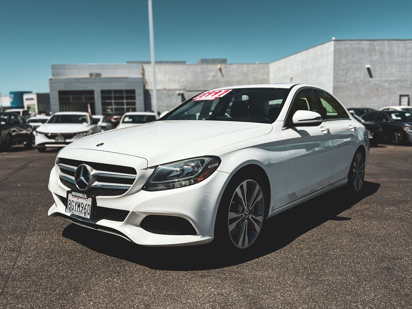 Used 2018 White Mercedes-Benz C 300 image 3