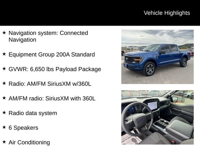 Used 2024 Blue Ford STX image 7