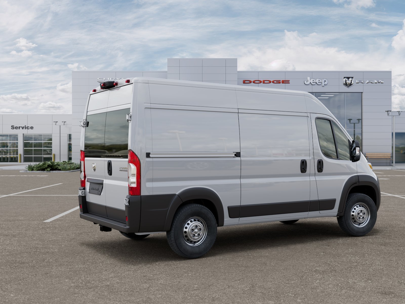 New 2026 Bright White Clearcoat RAM High Roof image 26