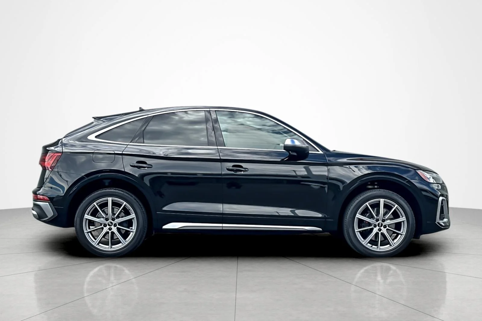 Used 2023 BLACK METALLIC Audi Premium Plus image 6