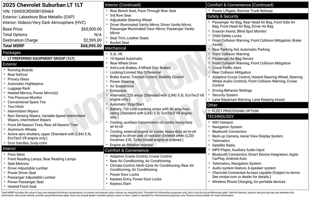 Certified Used 2025 Lakeshore Blue Metallic Chevrolet LT image 8