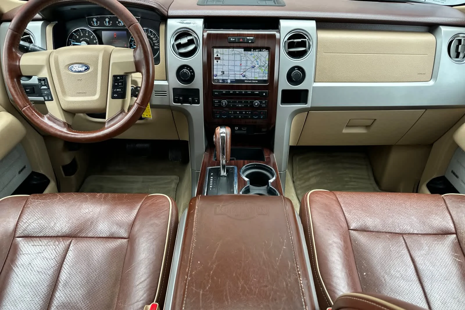 Used 2012 Dark Blue Pearl Metallic Ford King Ranch image 3
