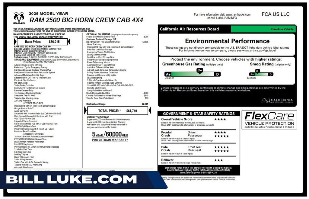 Used 2025 Blue Ram Big Horn image 1