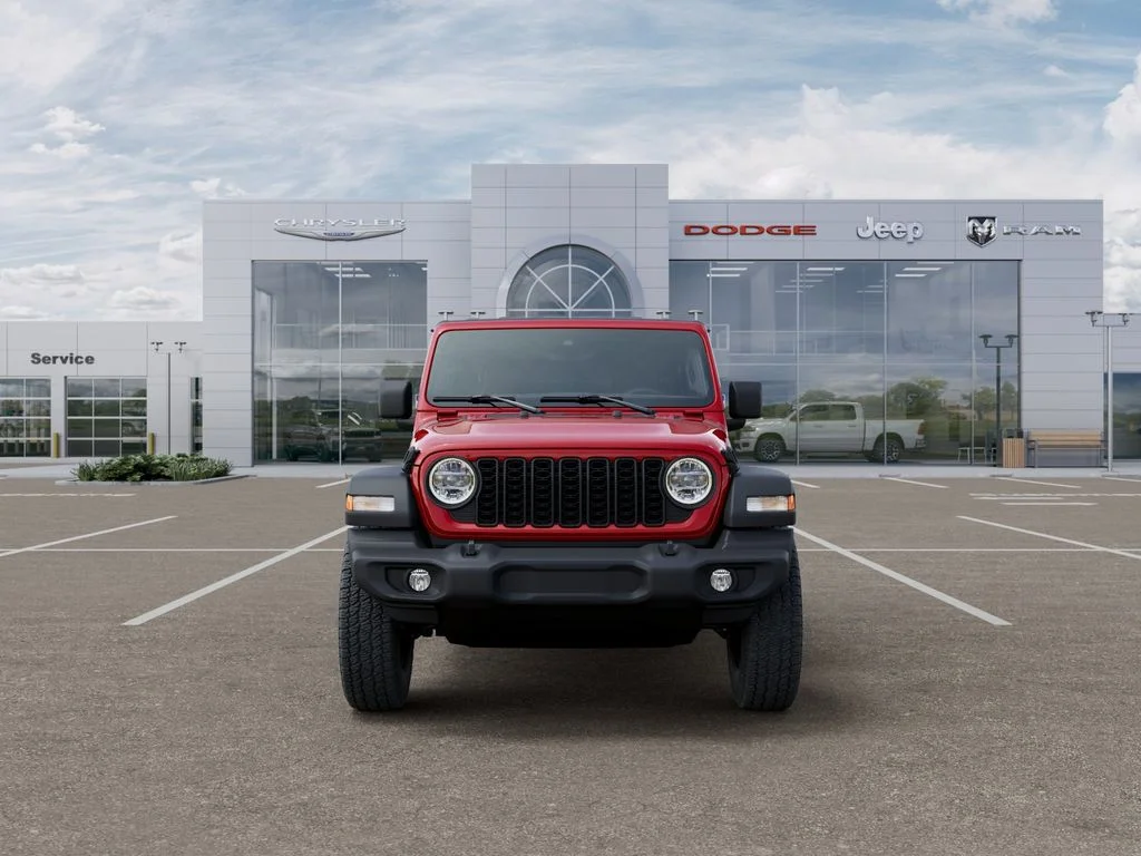New 2026 Firecracker Red Clear-Coat Exterior Paint Jeep Sport S image 6
