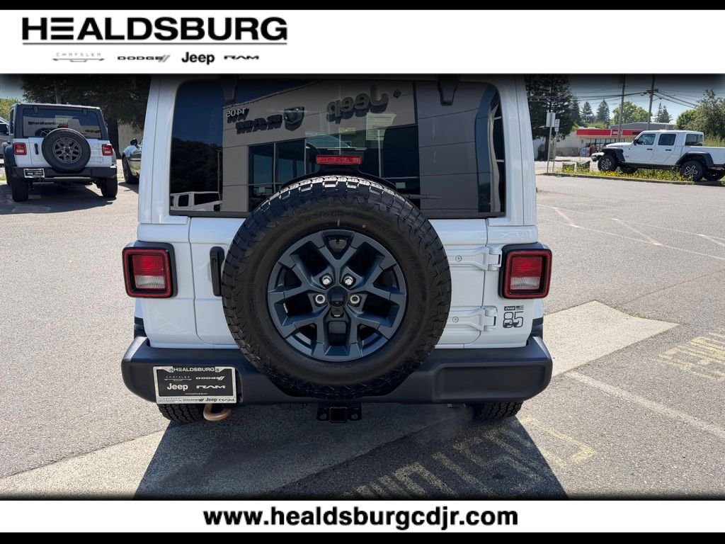 New 2026 Bright White Clearcoat Jeep 85th Anniversary Edition image 4
