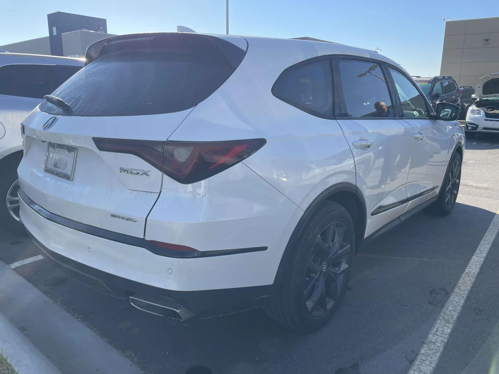 Used 2022 Platinum White Pearl Acura w/A-Spec Package image 4