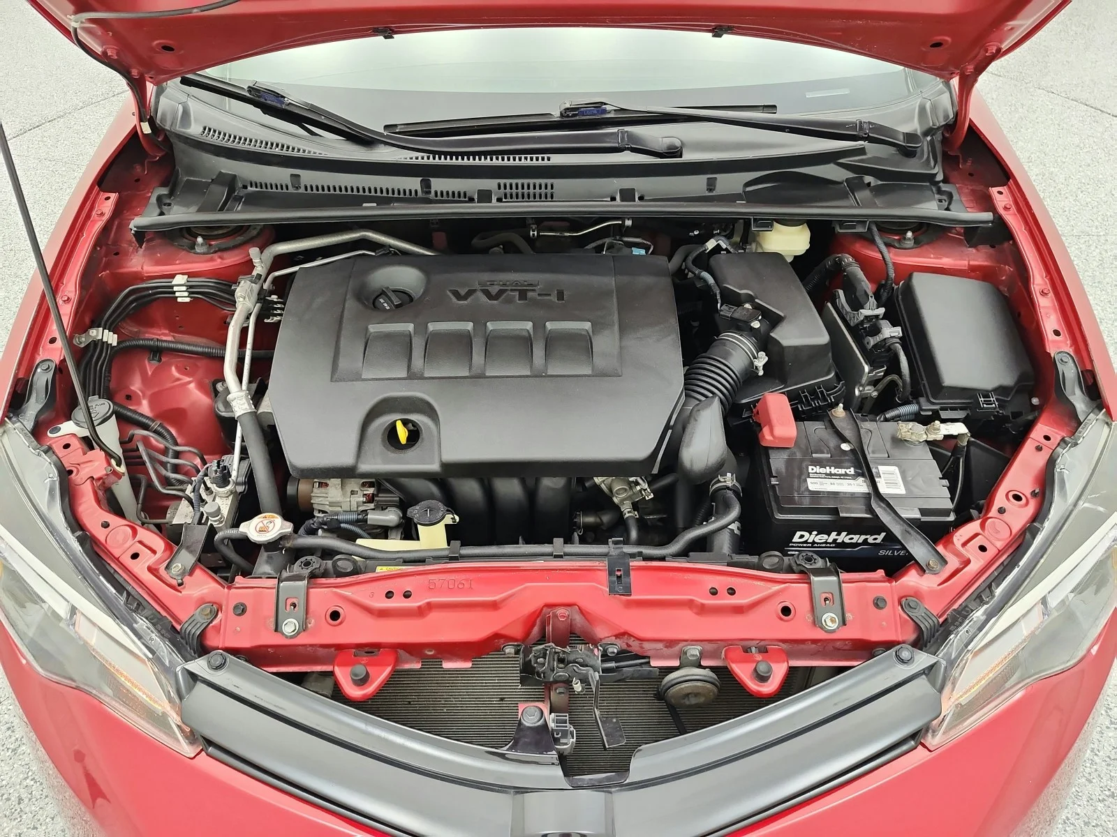 Used 2017 Barcelona Red Metallic Toyota LE image 16