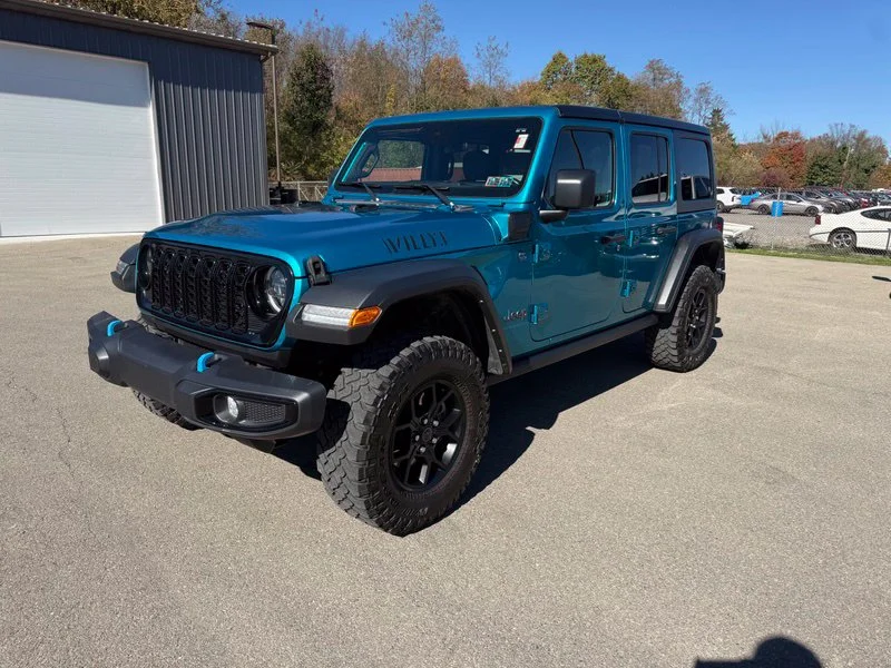 Used 2024 Blue Jeep Willys 4xe image 2