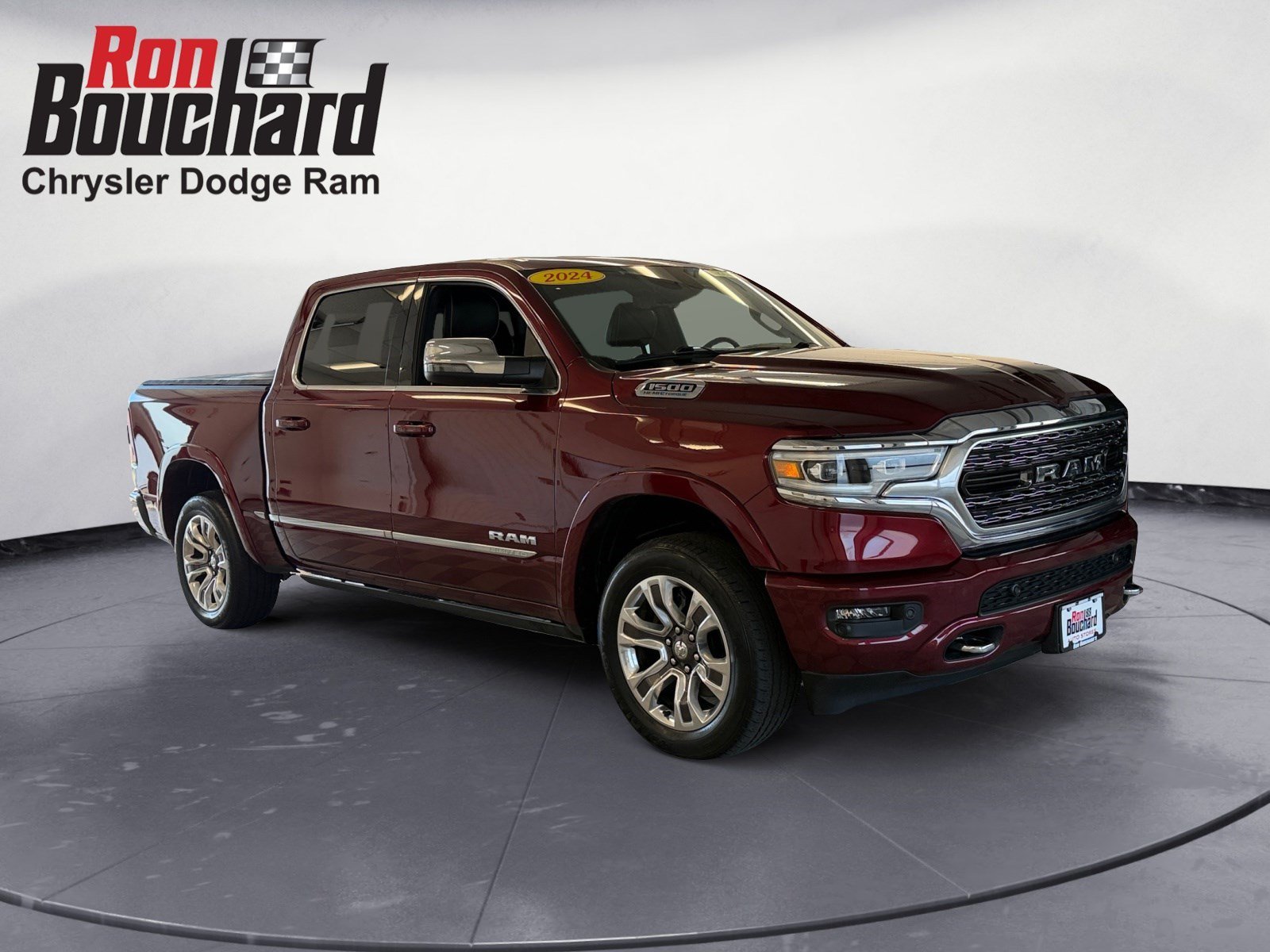 Used 2024 Delmonico Red Pearlcoat Ram Limited image 1