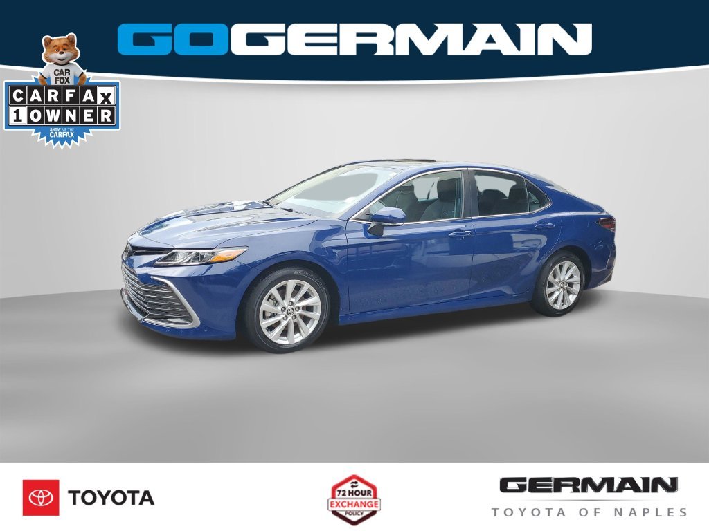 Certified Used 2024 Blue Toyota LE image 13