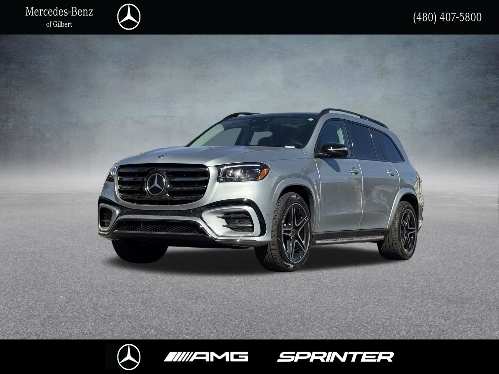 New 2026 Cirrus Silver Metallic Mercedes-Benz GLS 450 image 1